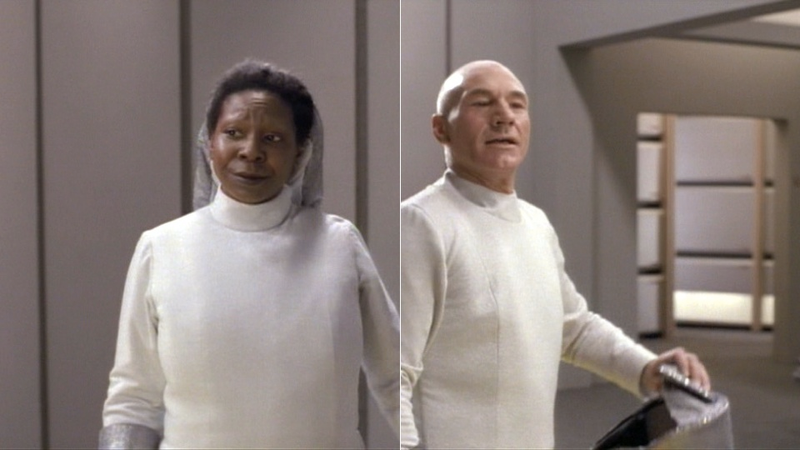 Illustration for article titled The Most Outrageous Fashions of Star Trek: TNG Seasons 4 Through 7
